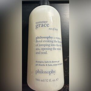 Brand New Philosophy shampoo, bath & shower gel. Summer Grace sea of love scent.